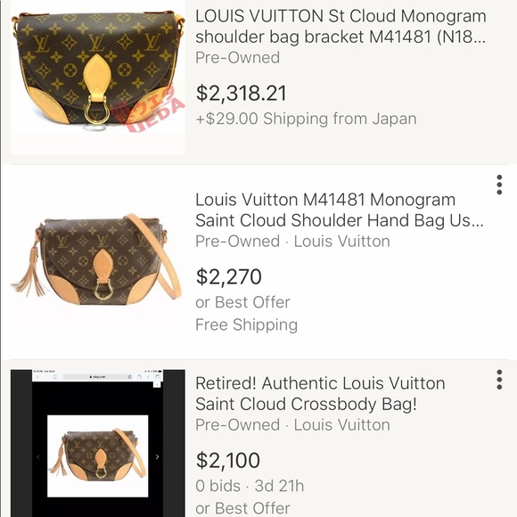 RARE NEW MODEL Louis Vuitton Saint Cloud Crossbody - Picture 7 of 7